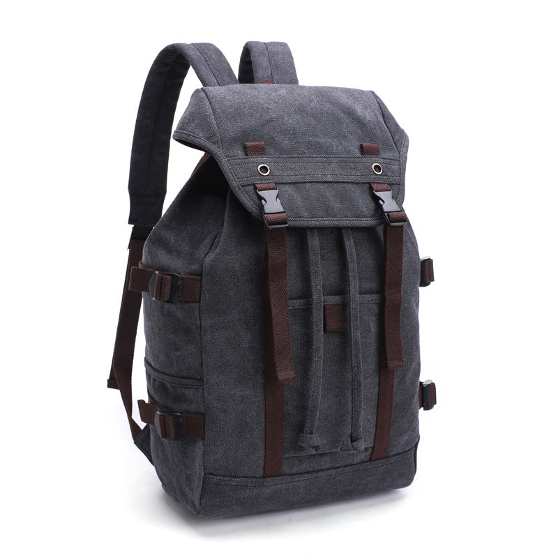 New Casual Street Versatile Canvas Backpack
