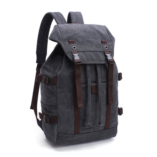 New Casual Street Versatile Canvas Backpack
