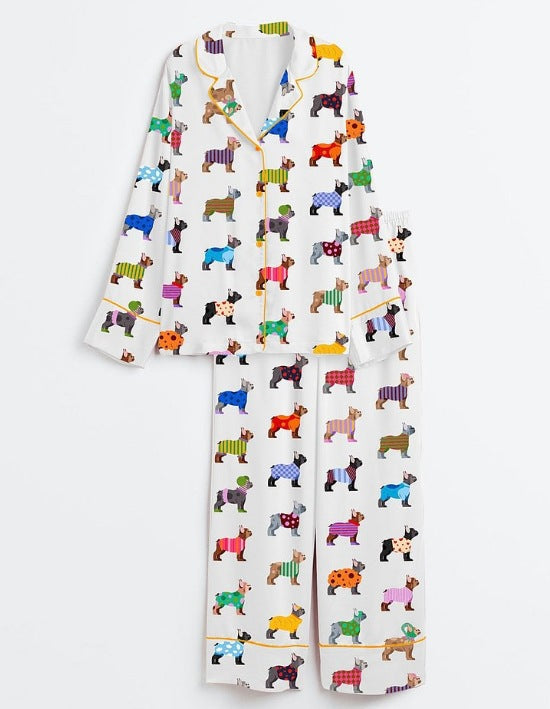 Polyester Digital Printed Pajama Set