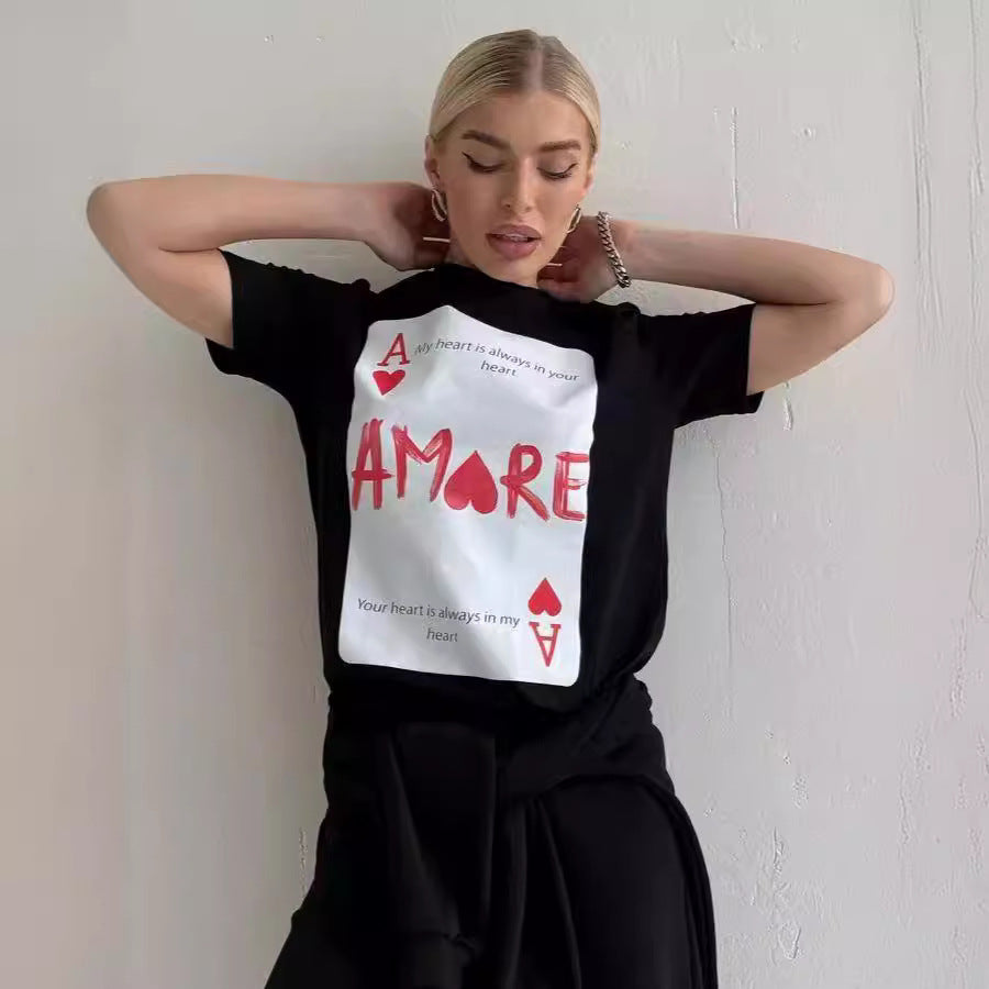 Dame Moderigtig American-style All-match Top