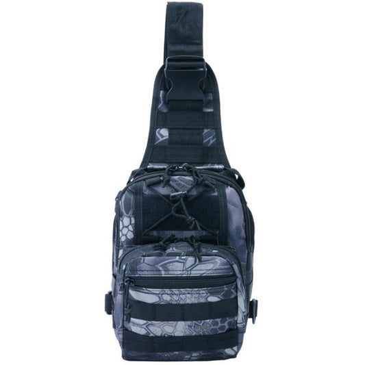 Outdoor Mountaineering Multifunctional Camouflage Fan Portable Shoulder Bag