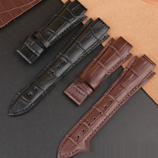 Calfskin Wrist Strap Accessories Concave-convex Mouth