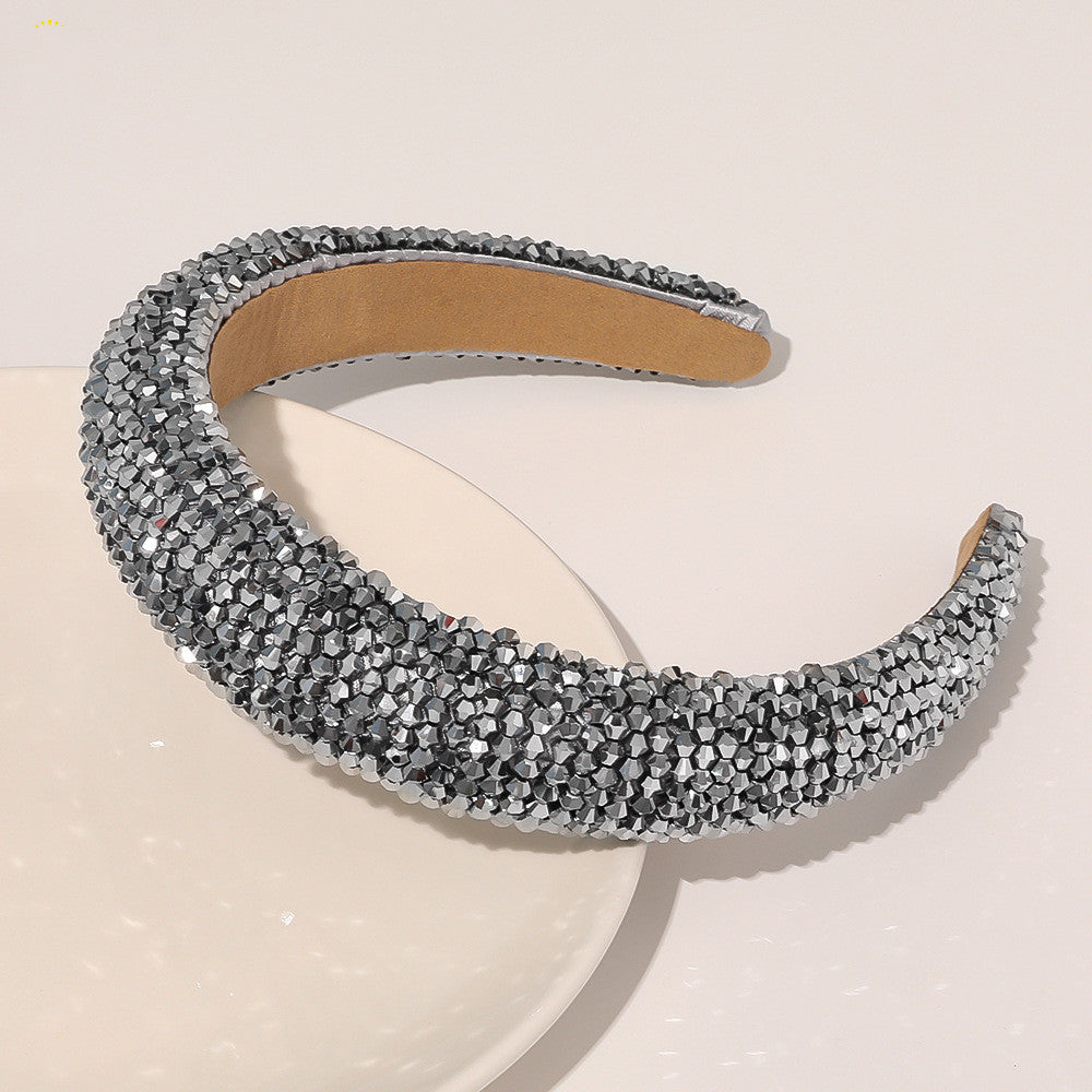 Sponge wide brim handmade headband