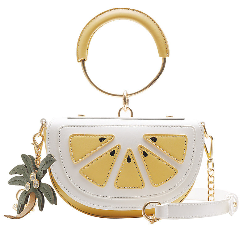 Cartoon Cute Fruit Watermelon Lemon Messenger Bag