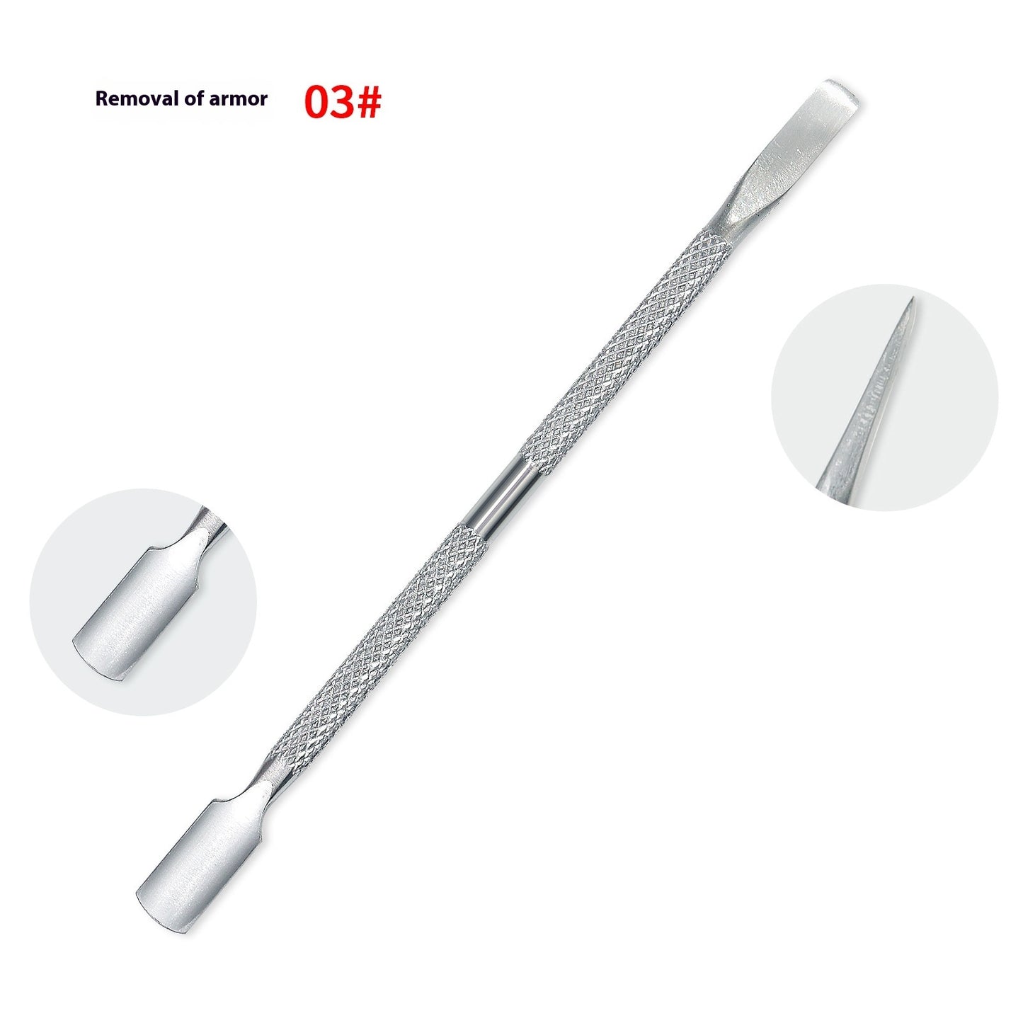 Manicure Double-headed Dead Skin Push Stainless Steel Care Tools