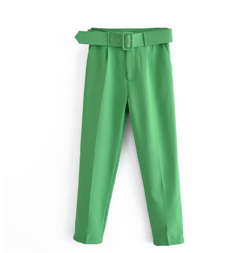 Women's Elegant Graceful Slim-fitting Ankle-tied Casual Pants