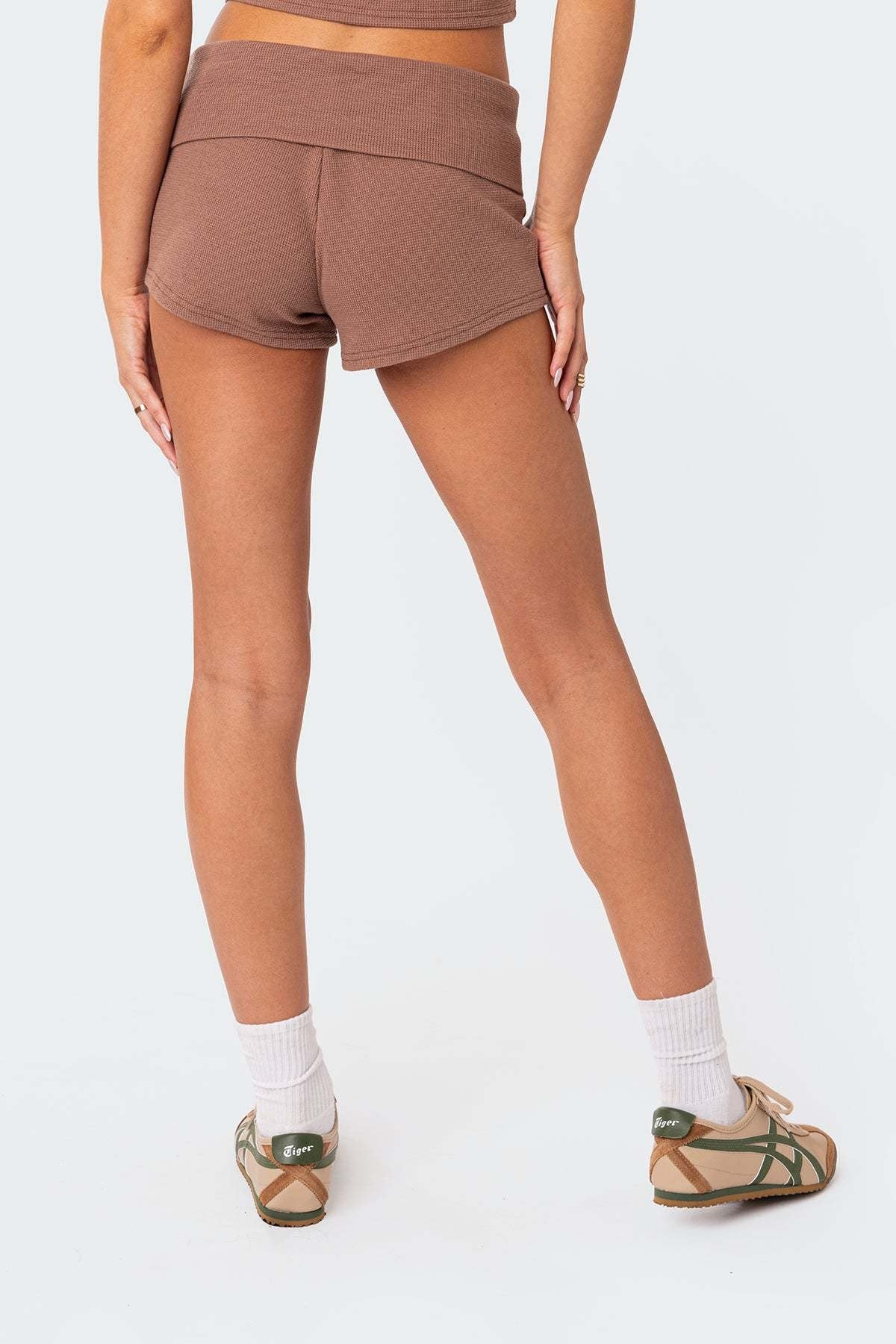 Women's Basic Tight Low Waist Bottoming Casual Shorts