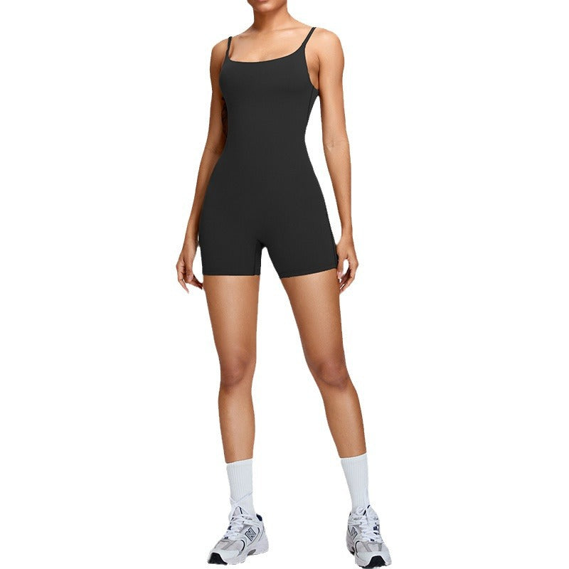 Fashion Personality Yoga Straps One-piece Women Jumpsuits