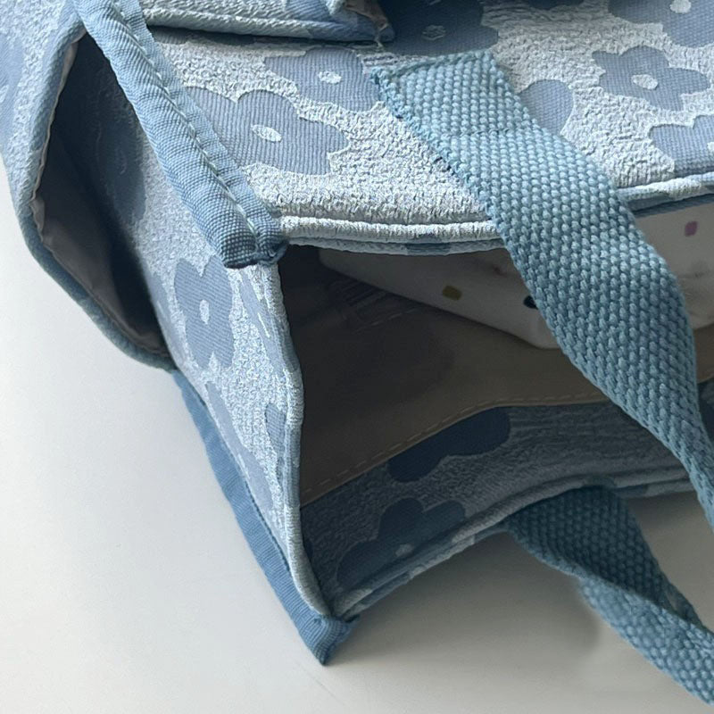 Three-dimensional Thickened Student Canvas Bag With Magnetic Buckle