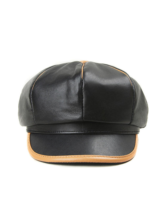 Retro lammeskind farvematchende baret