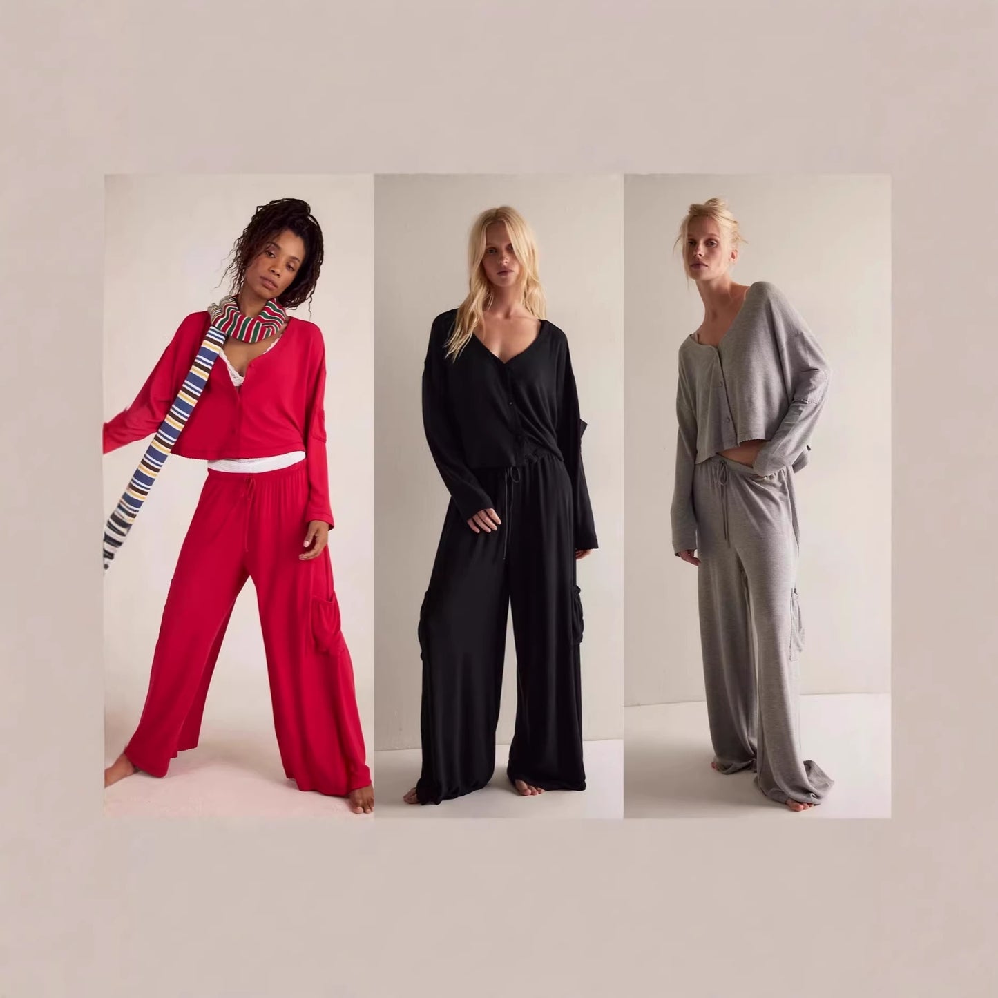 Womens Two-Piece Set Casual Elegant And Chic In European And American Styles