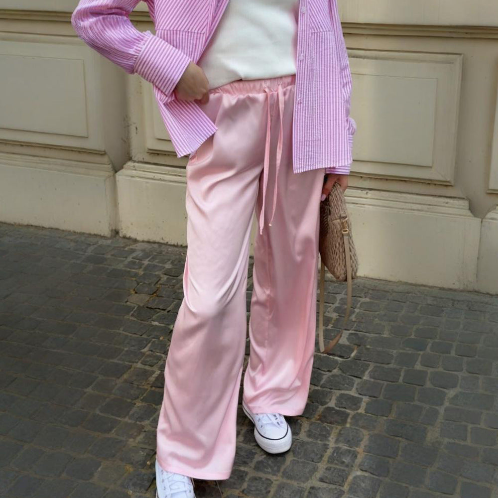 Womens Casual Flared Pants With A High Waist For A Sassy Chic Look