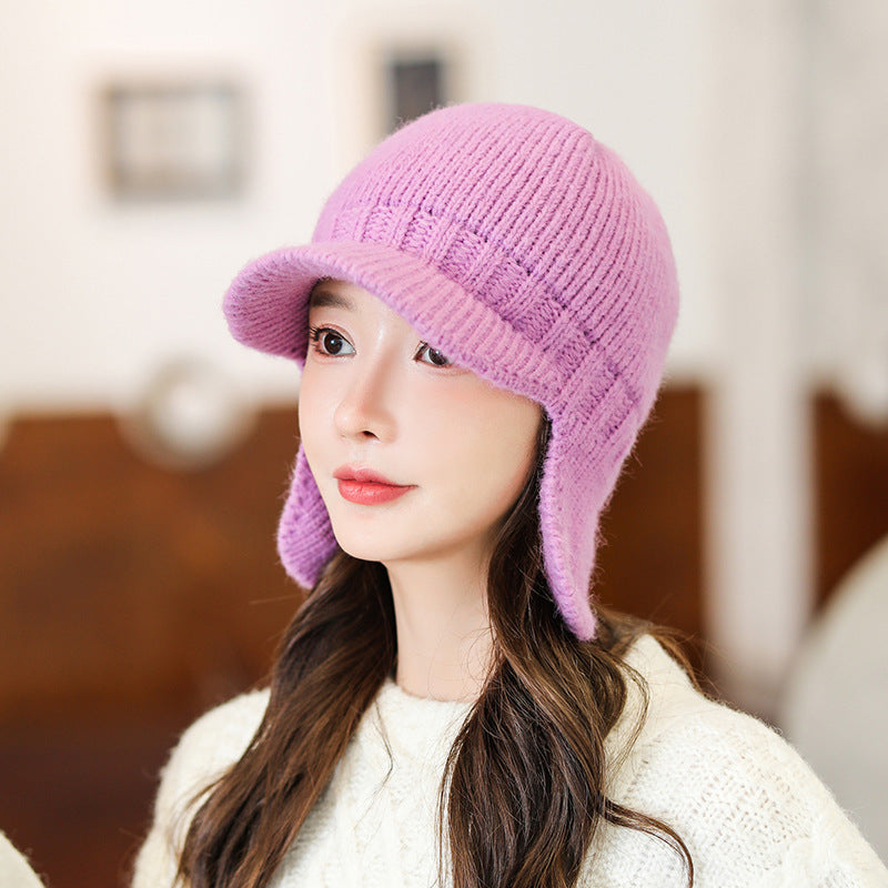 Women's Fashion Knitting Wool  Ear Protection