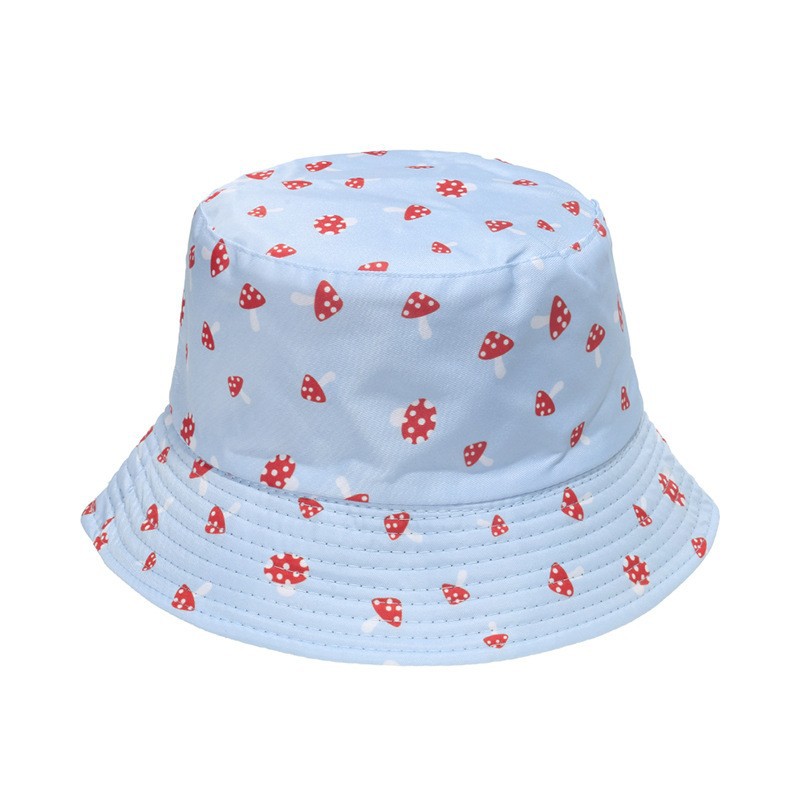 Kvinders fashionable bøllehat med print og solskærm