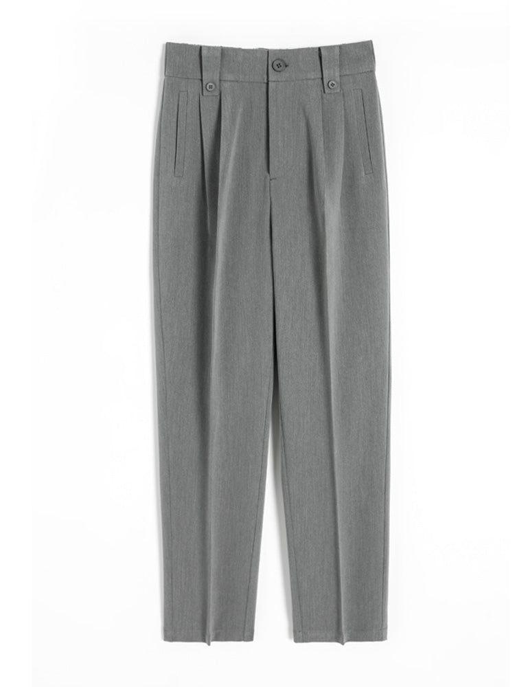 Women's Fashion High Waist Straight Loose Casual Pants
