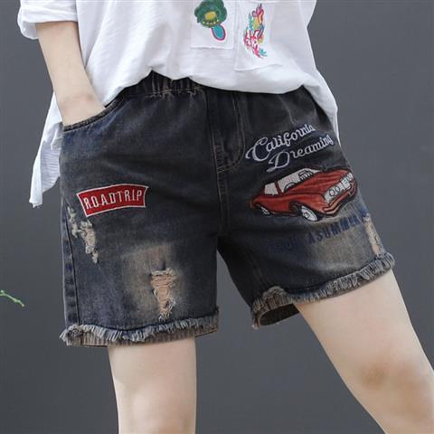 Tube Loose Casual Retro Curled Embroidery