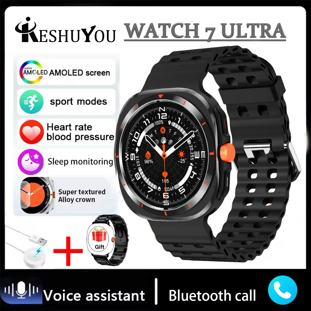 New Smart Watch Classic Men Women Smart Watch Bluetooth Voice Call AI Voice Outdoor Sports Smart Watch Gift