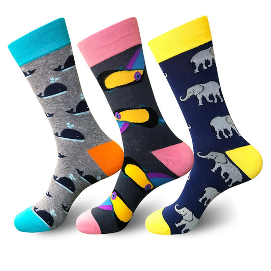 Socks European And American Large Size Men's Sport Mid-calf Length Sock