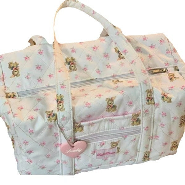 Niche Large Capacity Short-distance Travel Commuter Student Class Shoulder Tote Bag
