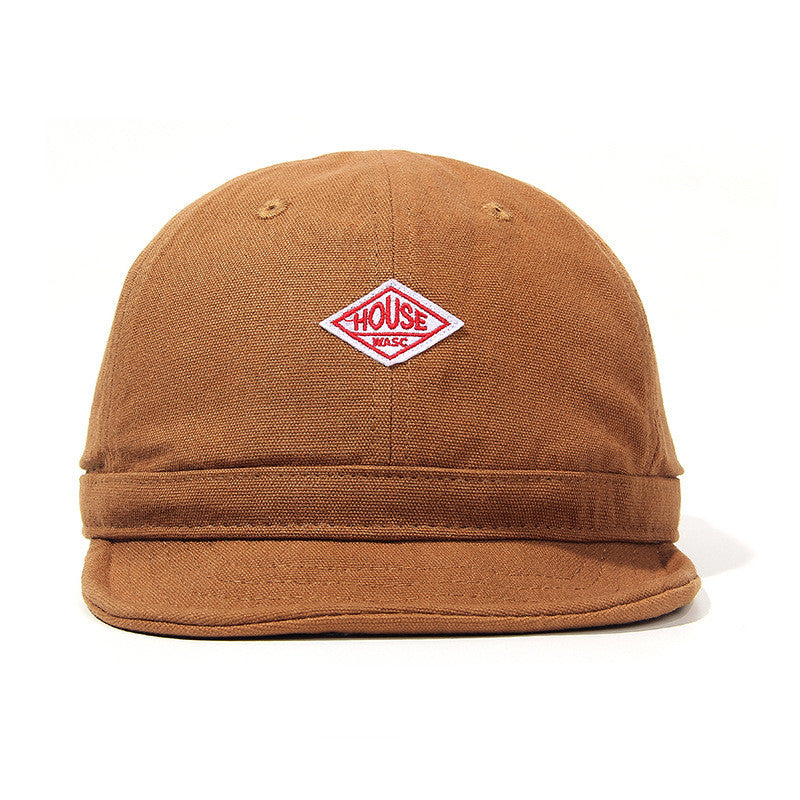 Patch Wide Brim Sunshade Peaked Hat