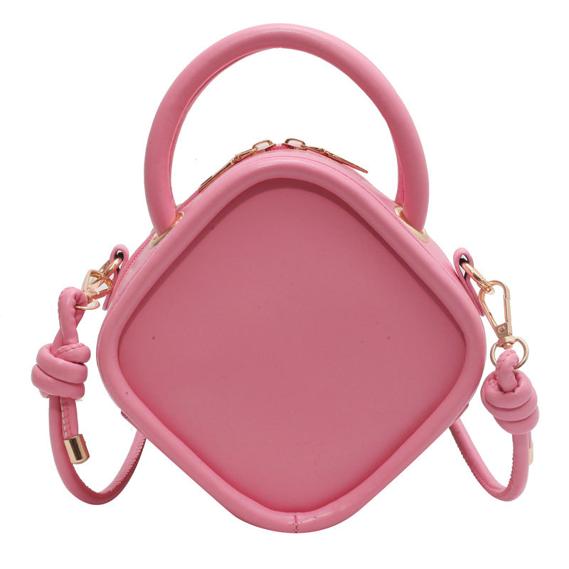 Women's Personalized Wild Candy Color Soft Leather Shoulder Messenger Bag