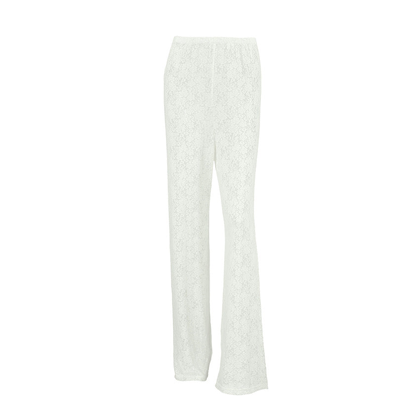 Women's Hollow Lace Trousers