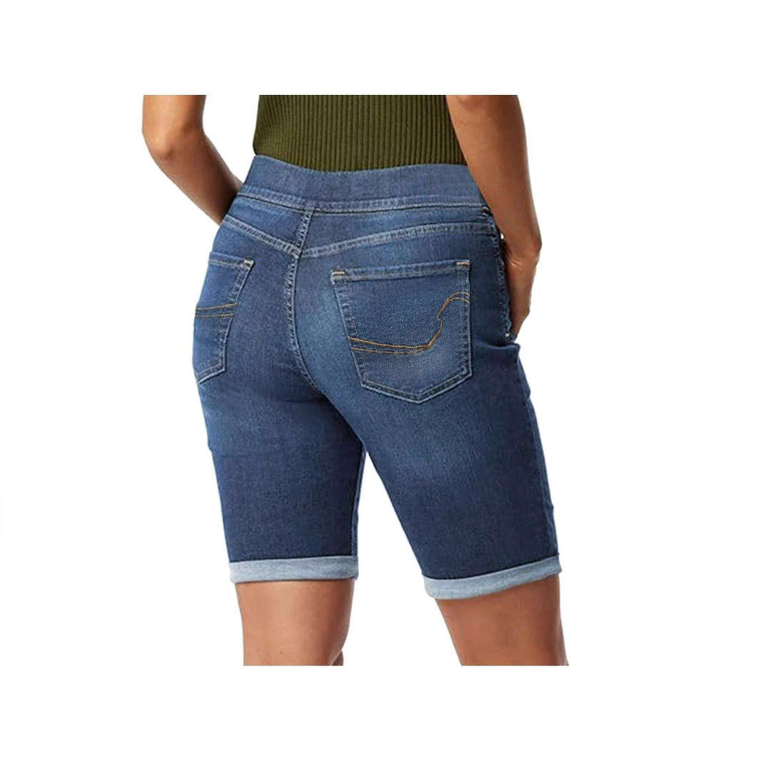 Women's Embroidered Casual Slim Fit All-matching Jeans