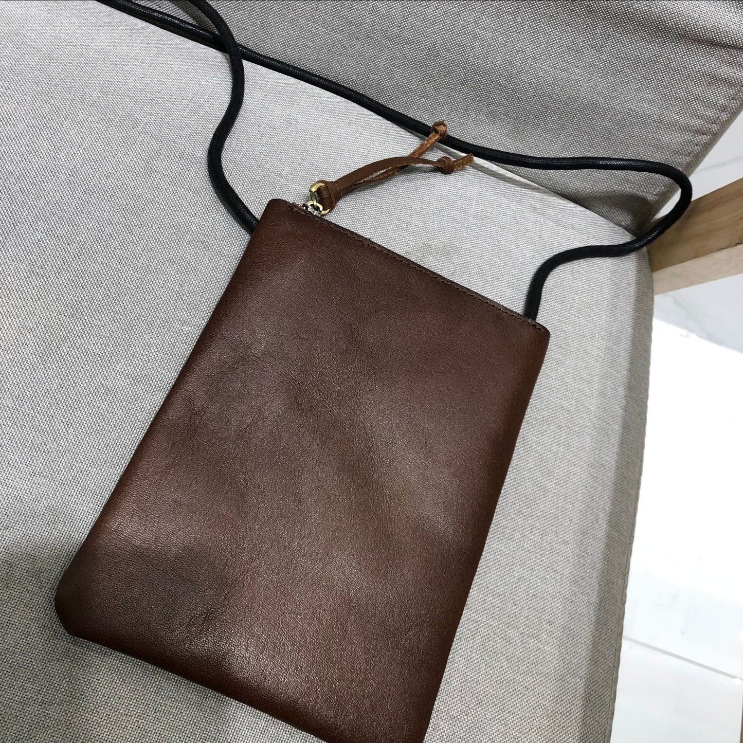 Women's Fashion Simple Head Layer Cowhide Shoulder Crossbody Bag