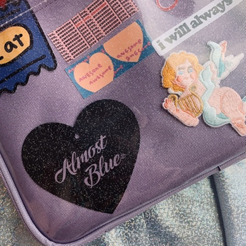 Girl Heart Laptop Storage Bag Inner