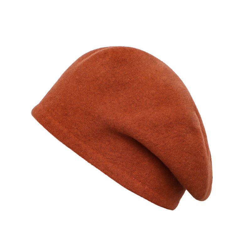 Knitted Wool Hat To Keep Warm Pile