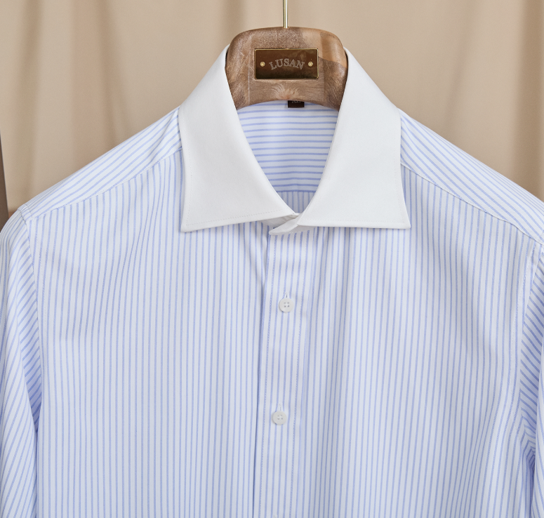 Elegant All-match Striped Long-sleeve Color-block Shirt