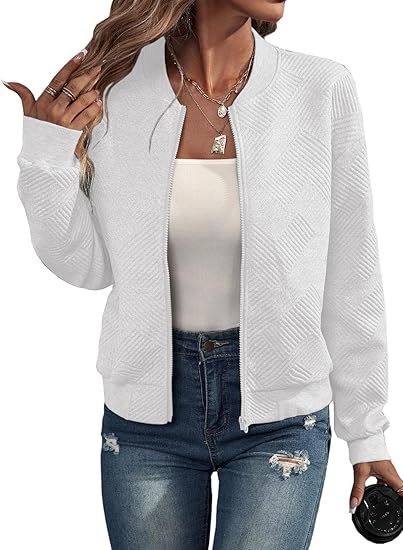 Zipper Pocket Comfort And Casual Women's Long Sleeve Jacket