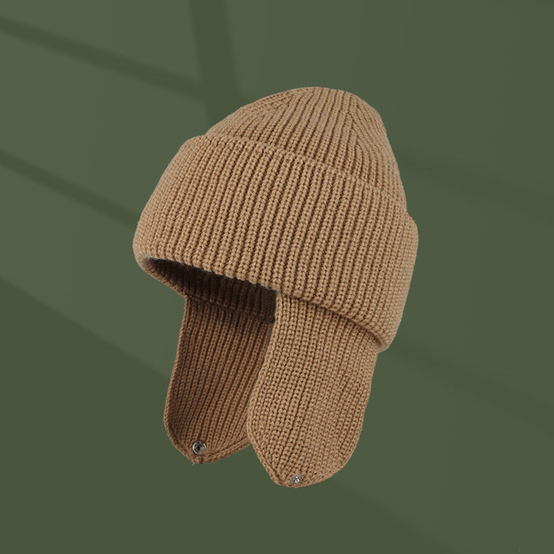 Women's Cycling Cold And Windproof Ear Protection Knitted Hat
