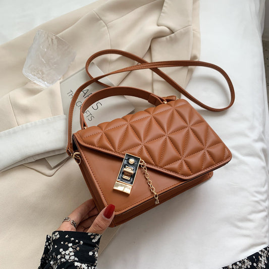 New Chain Casual Rhombus One Shoulder Messenger Bag