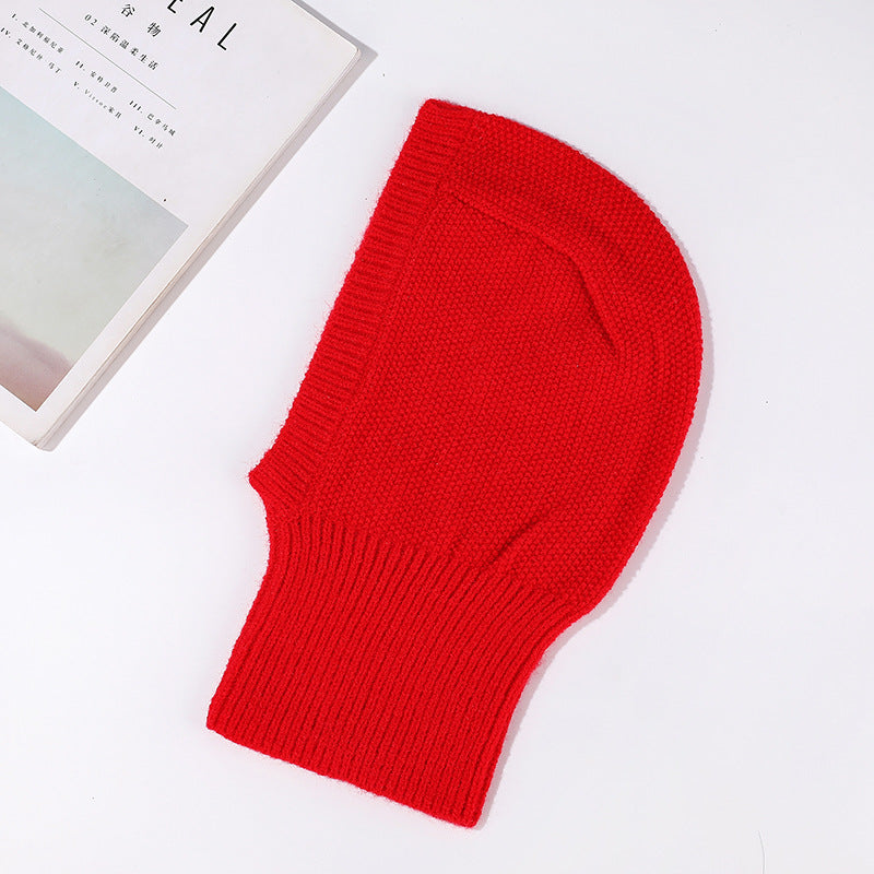Lovers' Hat Scarf Integrated Windproof Pullover