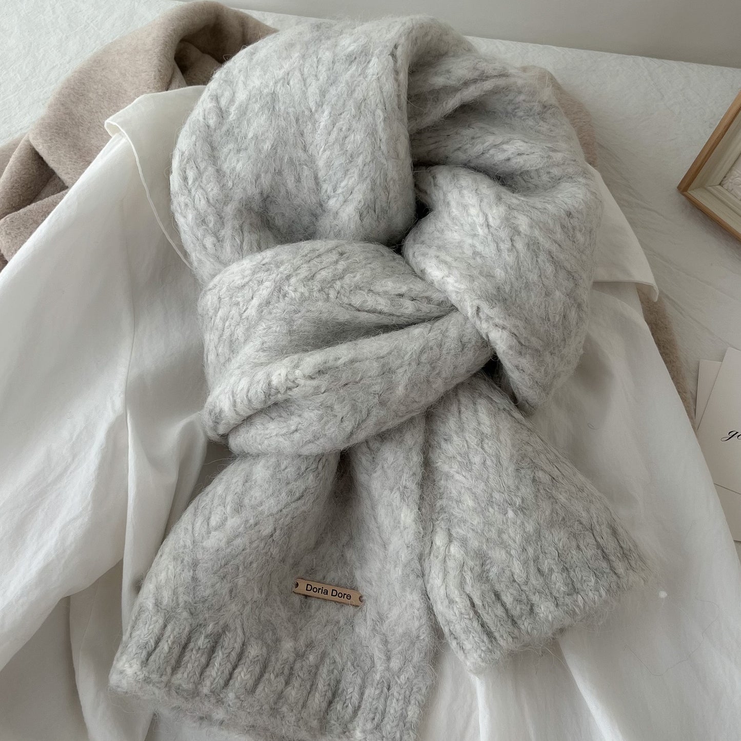 Wool Blended Korean Style Fashionable Student High-grade Knitted