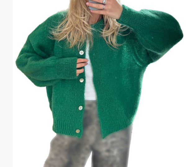 Efterår Ny afslappet sweaterjakke til kvinder