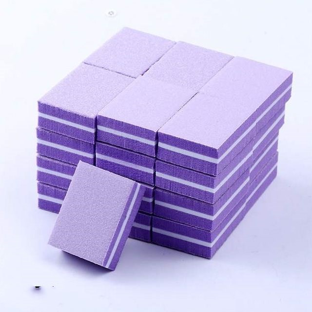 Two-sided mini nail file block