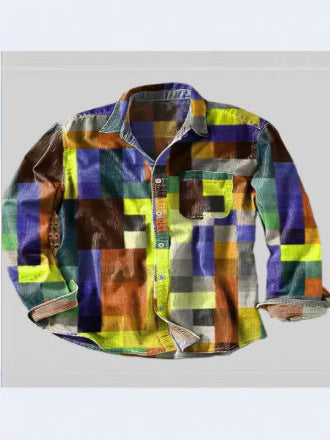 Printed Summer Casual Men's Shirt
