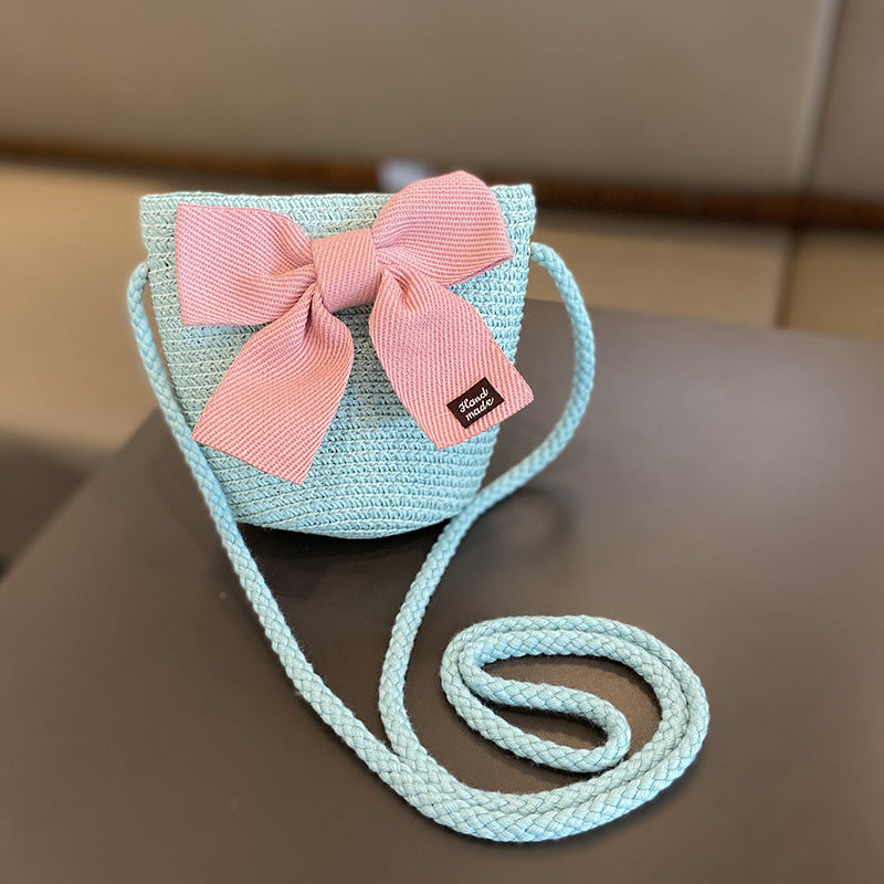 Children's Sun Visor Hat Girls Straw Hat Set
