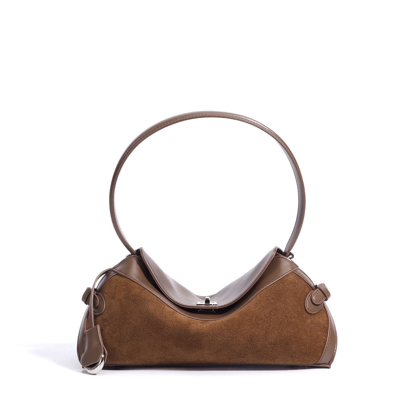 Personalized Simple Casual Autumn And Winter New Frosted Solid Color Tote