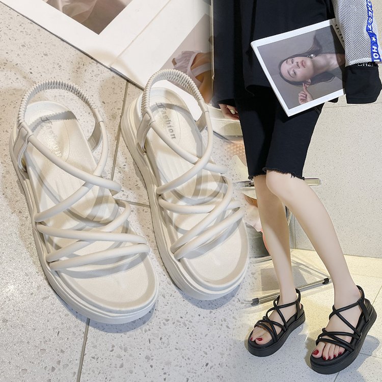 Women's Platform Beach Shoes Roman Sandals