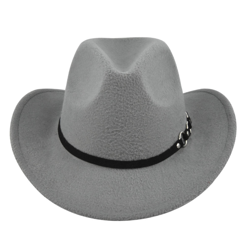 Retro Ethnic Vintage Jazz Denim Felt Hat