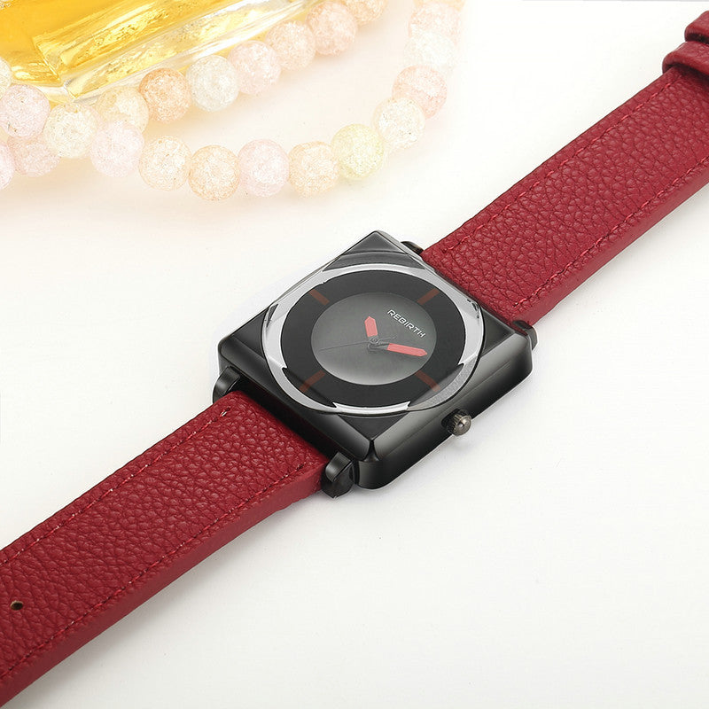 Quartz watch square belt quartz