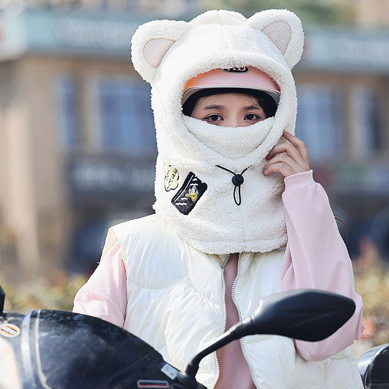Women's Outdoor Thermal Cycling Scarf And Mask Integrated