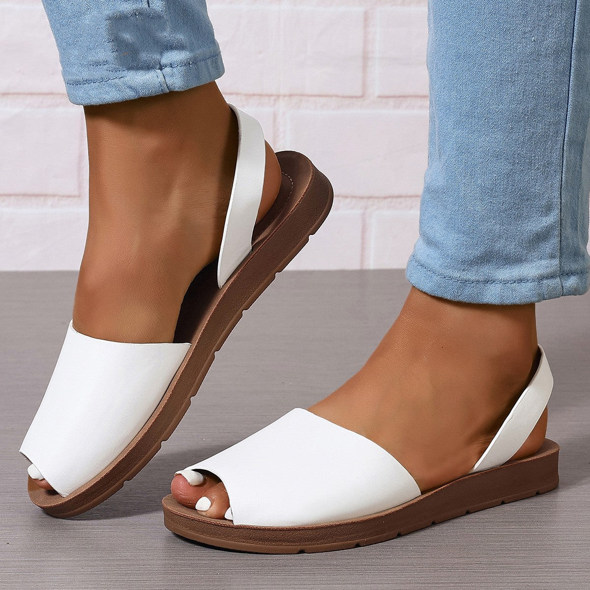 Plus Size Women's Shoes Summer Flat Plus Size