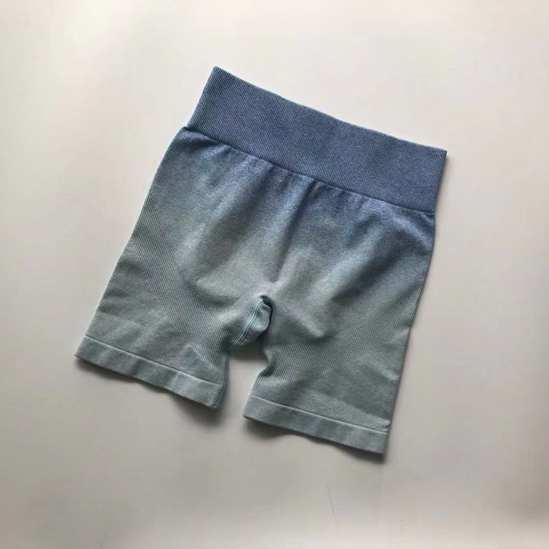 Anti-light Fast-drying Running Fitness Three-point Pants High Waist Peach Yoga Pants