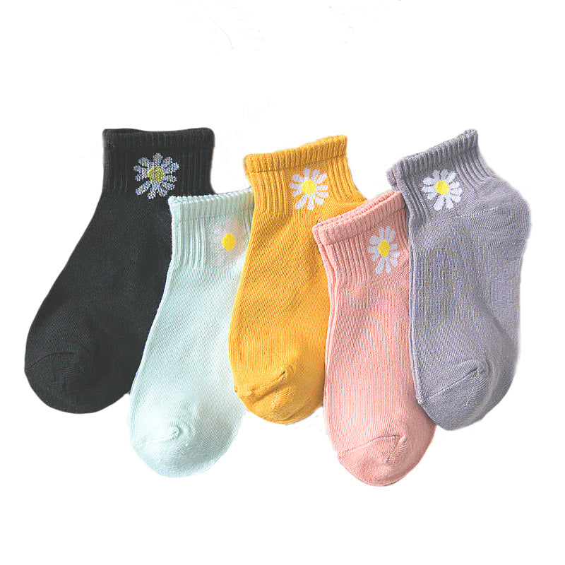 Summer thin boat socks