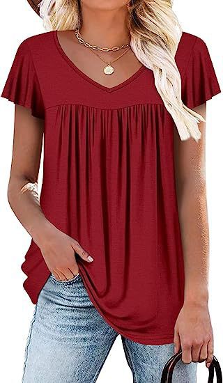 Women's Vest Sleeveless T-shirt Floral Summer Top