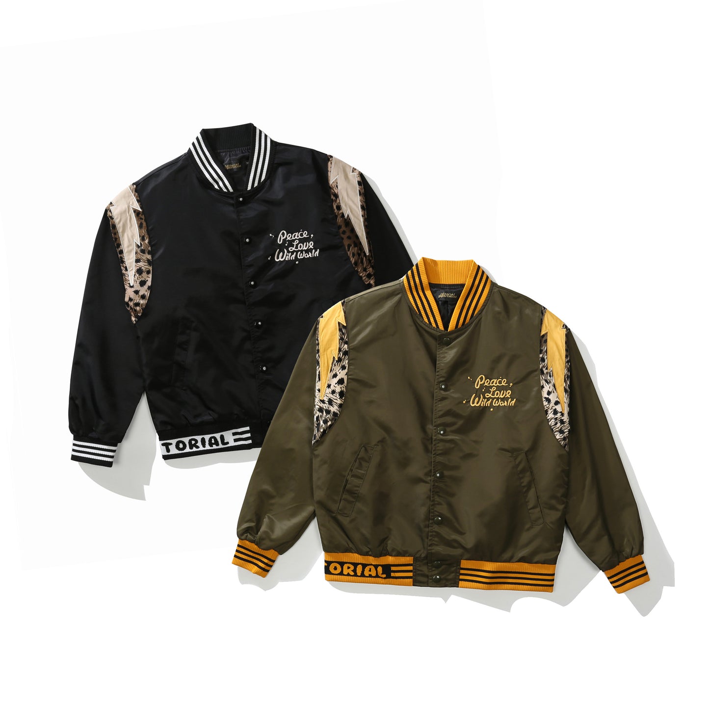 Men's Street Retro High Street Leopard Print Versatile Breasted Jacket